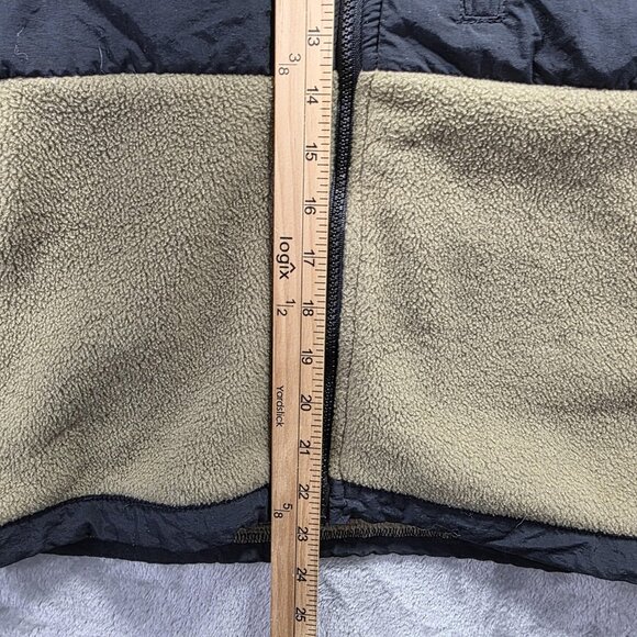 VINTAGE The North Face Vest Womens Small Black Fleece Full Zip Made USA 90s - Picture 7 of 8